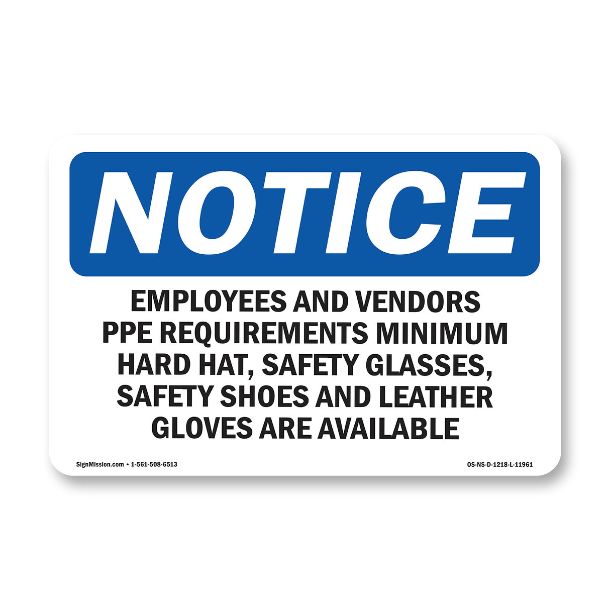 Employees And Vendors PPE Requirements Minimum
