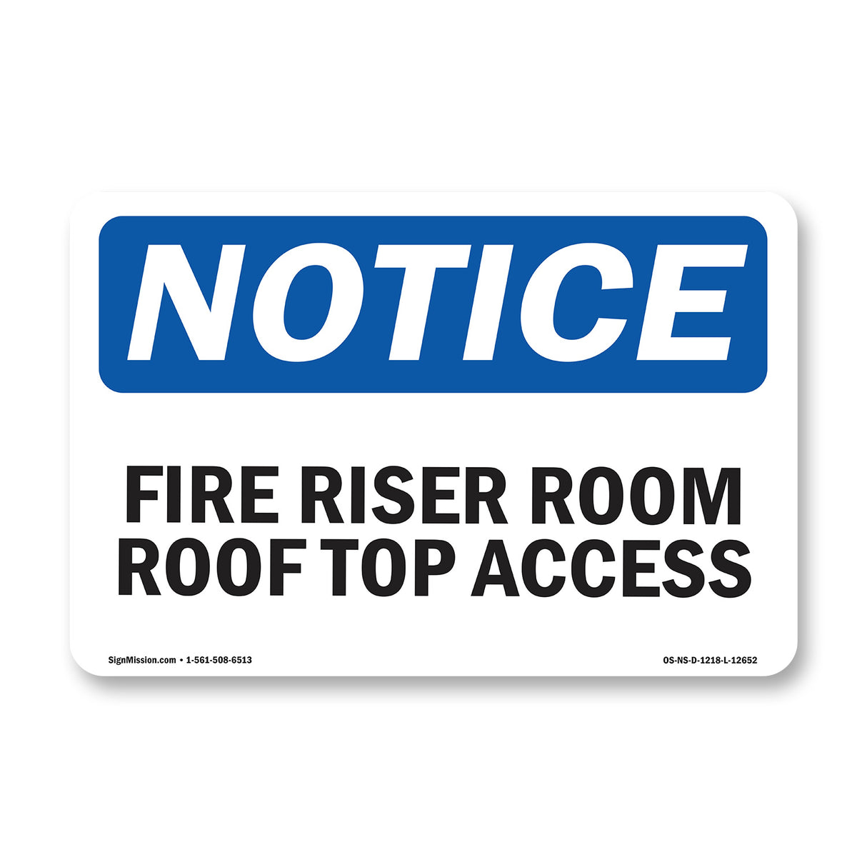 Fire Riser Room Roof Top Access