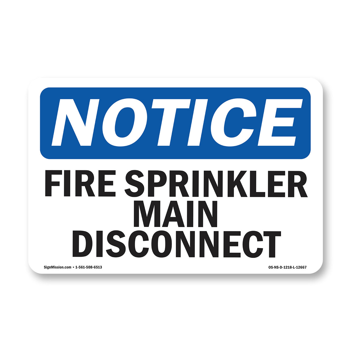 Fire Sprinkler Main Disconnect