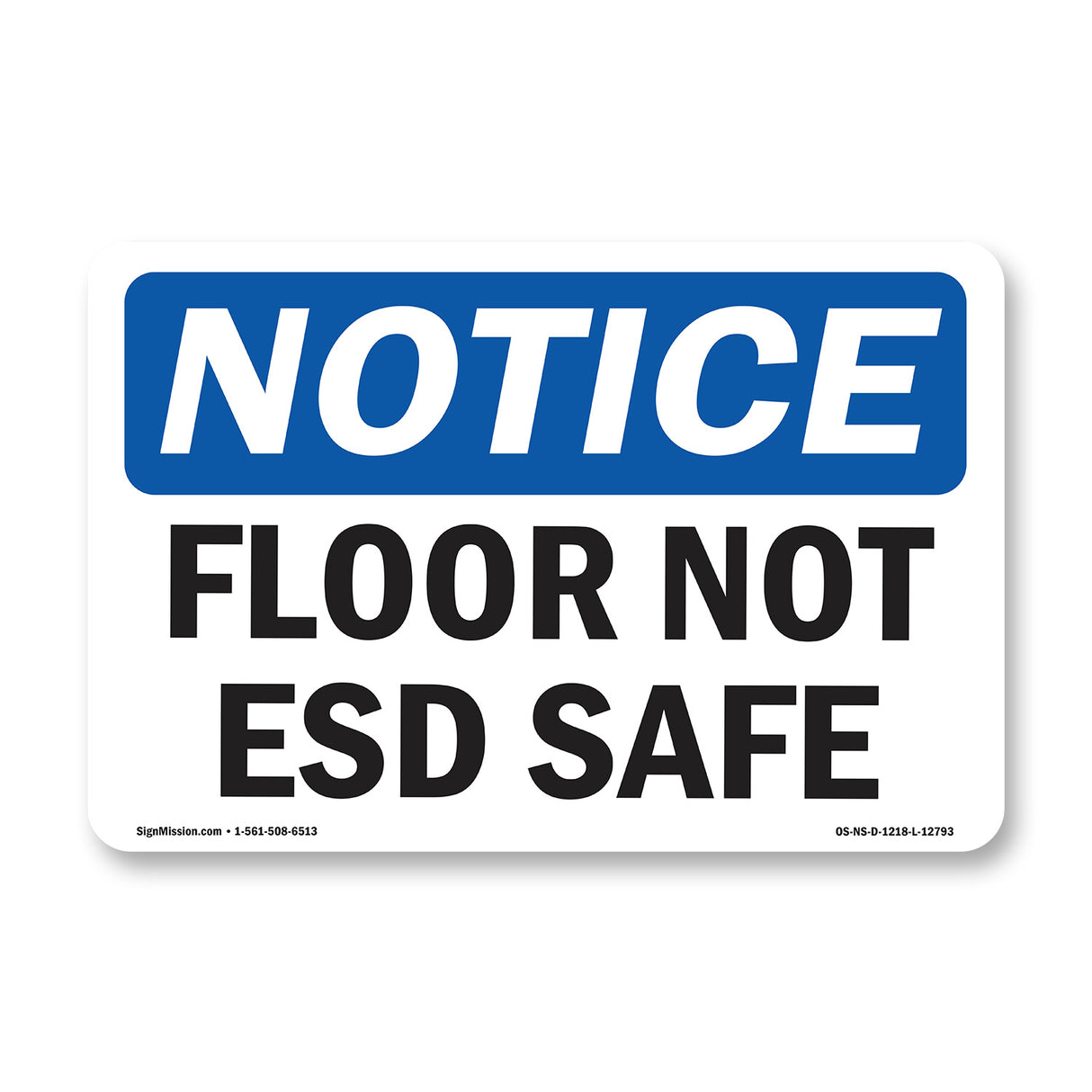 Floor Not ESD Safe