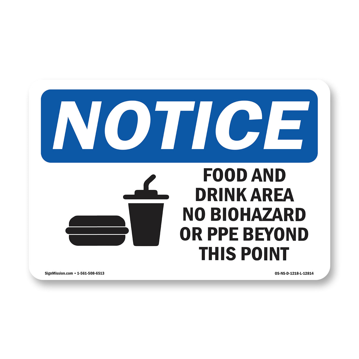 Food And Drink Area No Biohazards