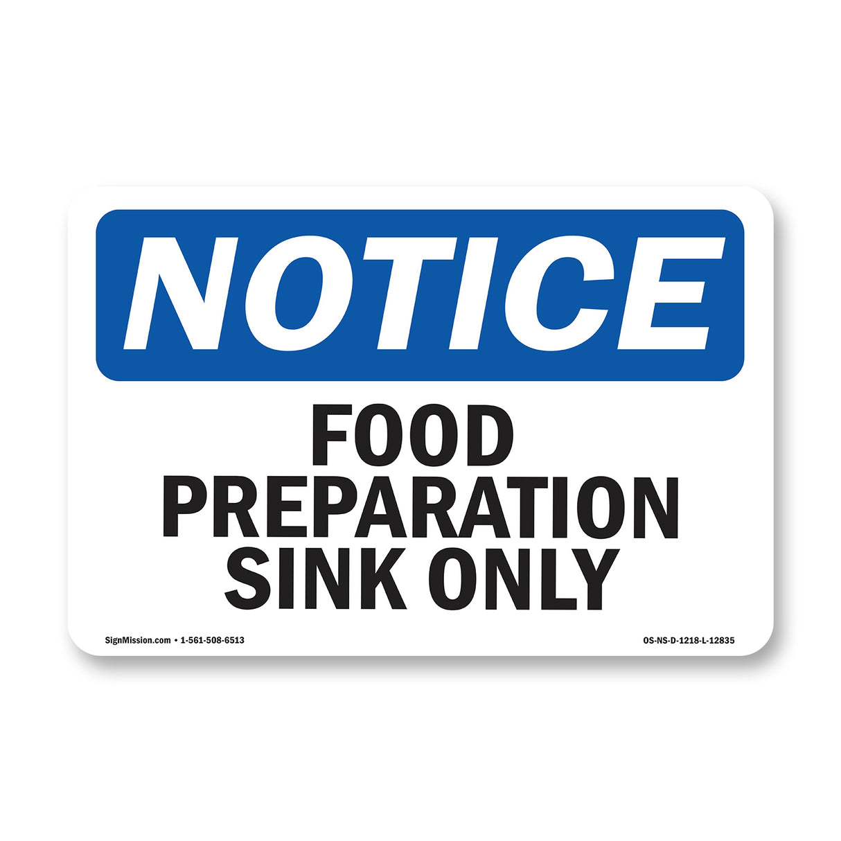 Food Preparation Sink Only