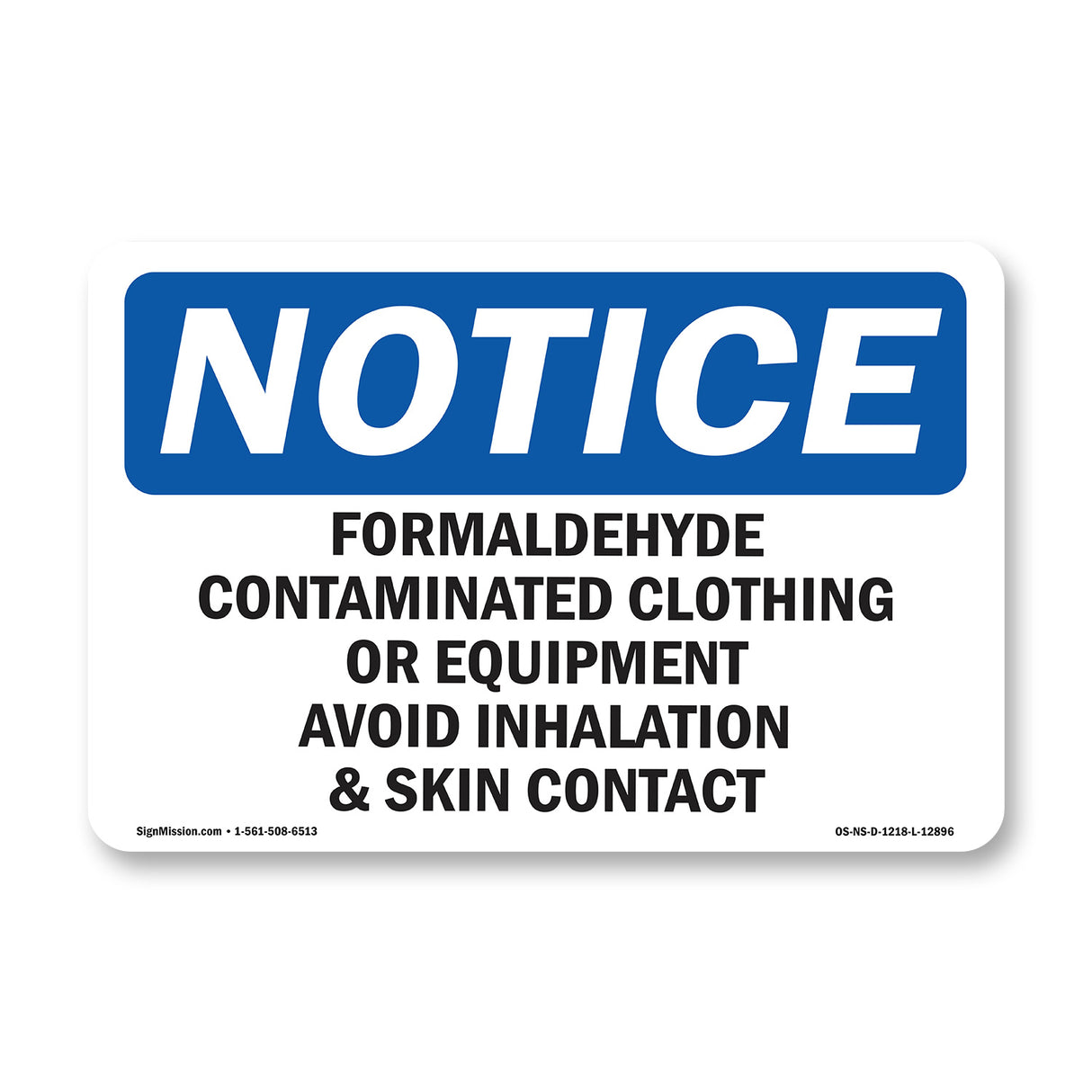 Formaldehyde Contaminated Clothing Or Equipment