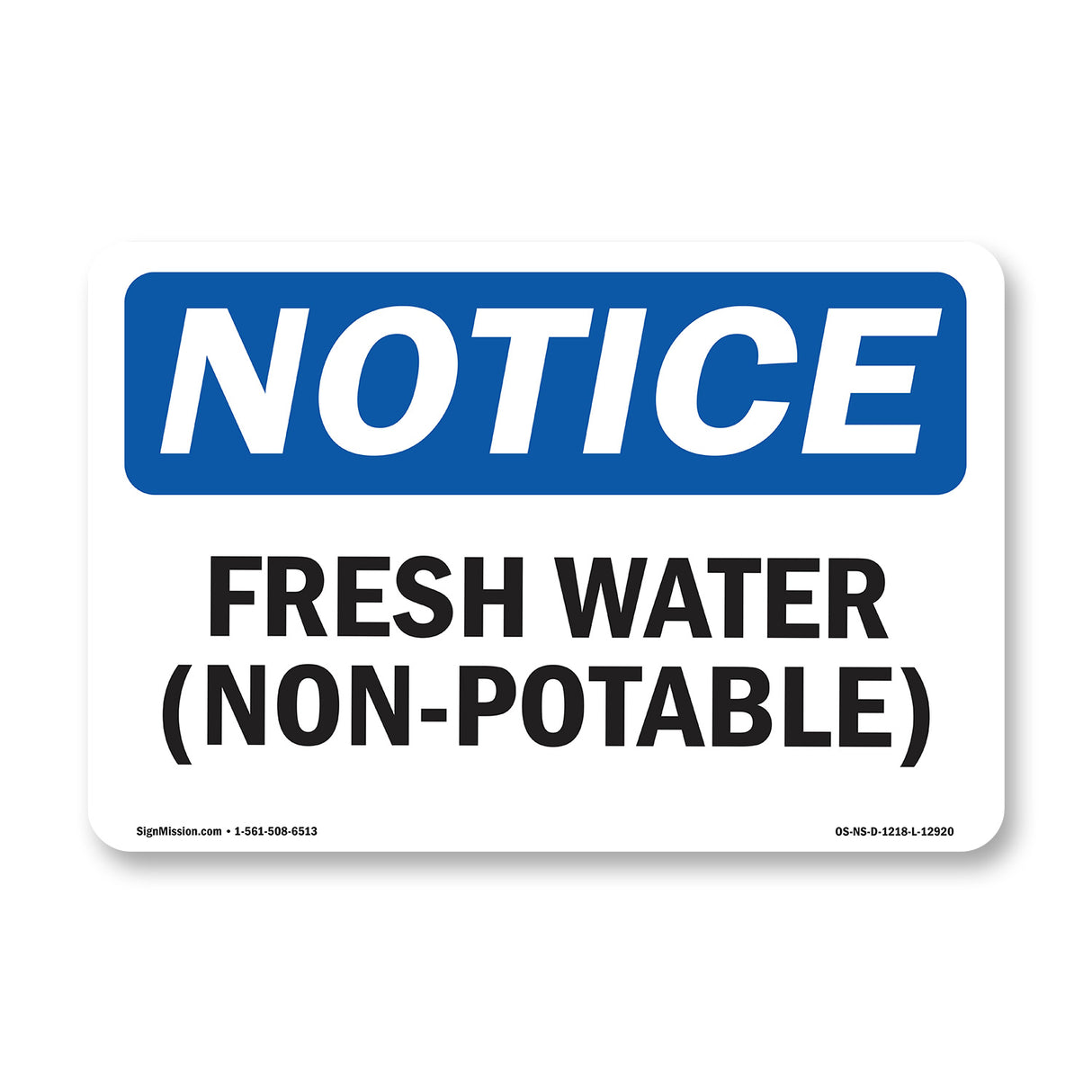 Fresh Water (Non-Potable)