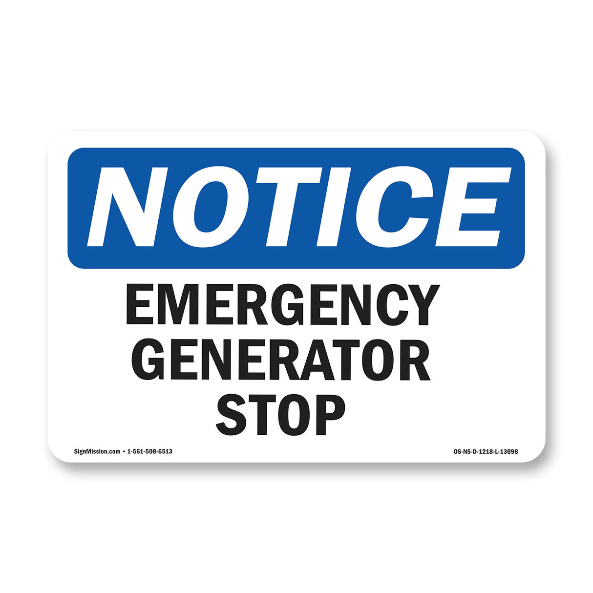 Generator Emergency Stop