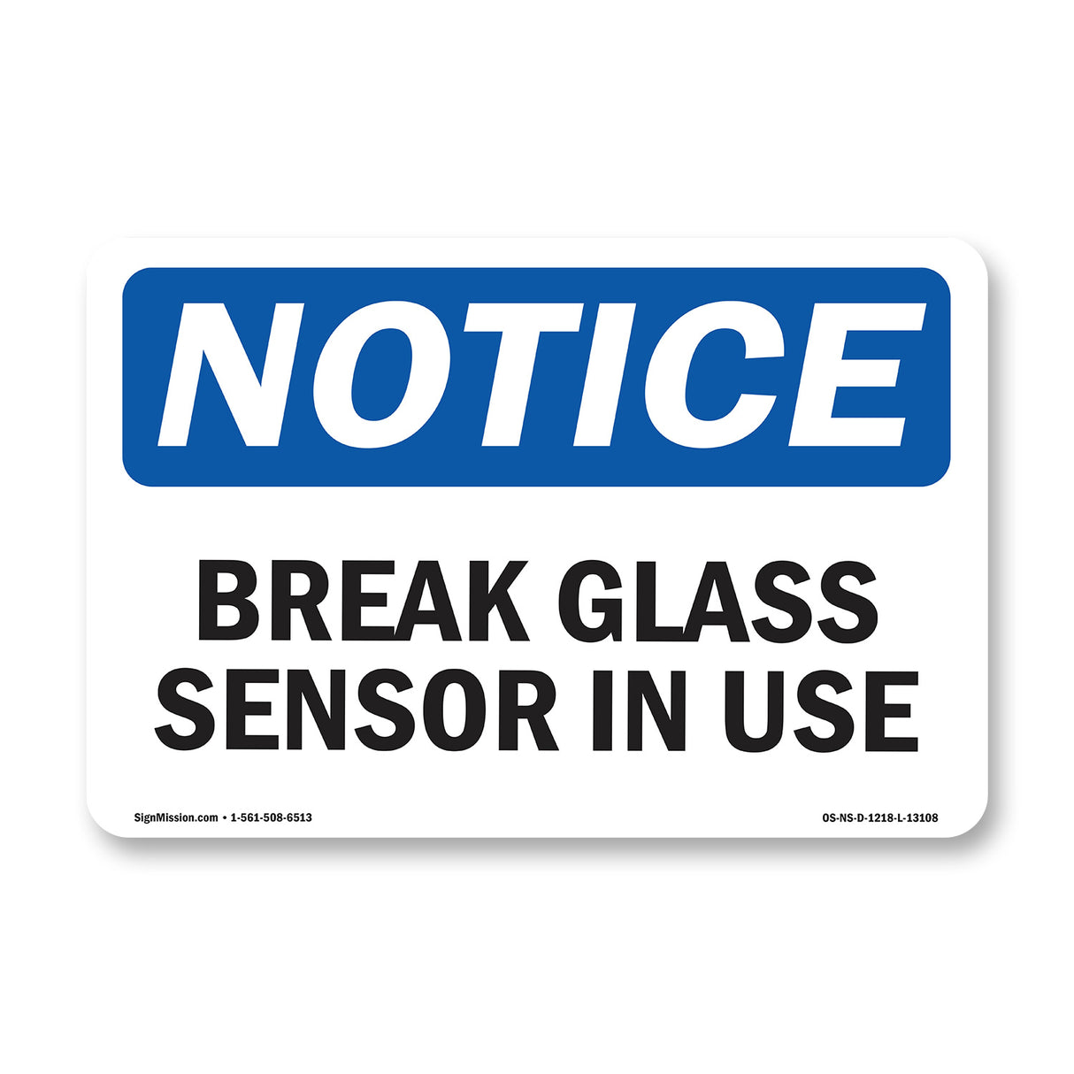 Glass Break Sensor In Use