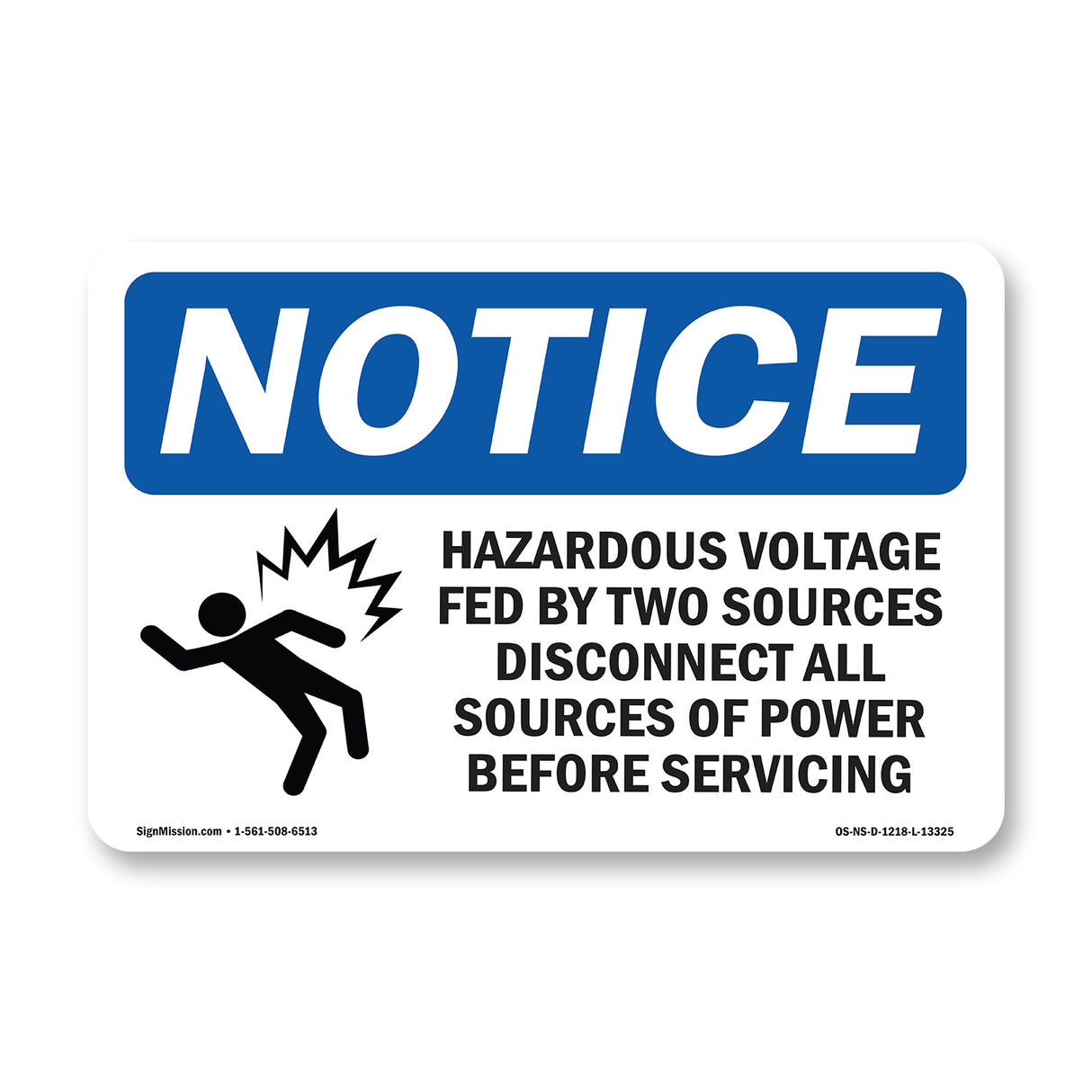 Hazardous Voltage Fed By Two