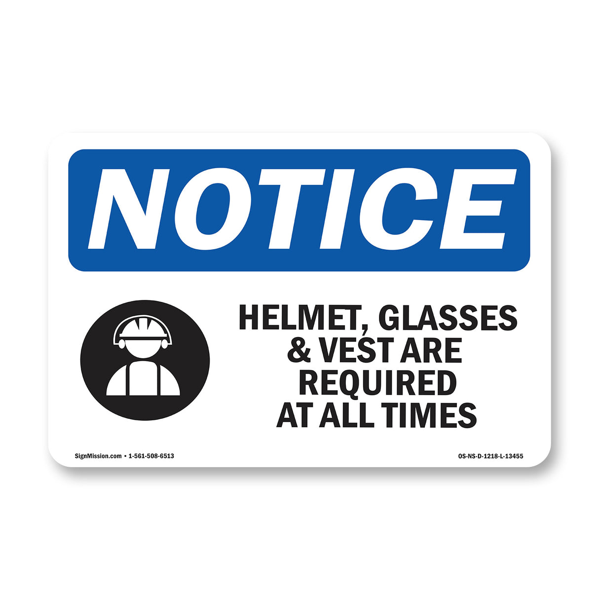 Helmet, Glasses &