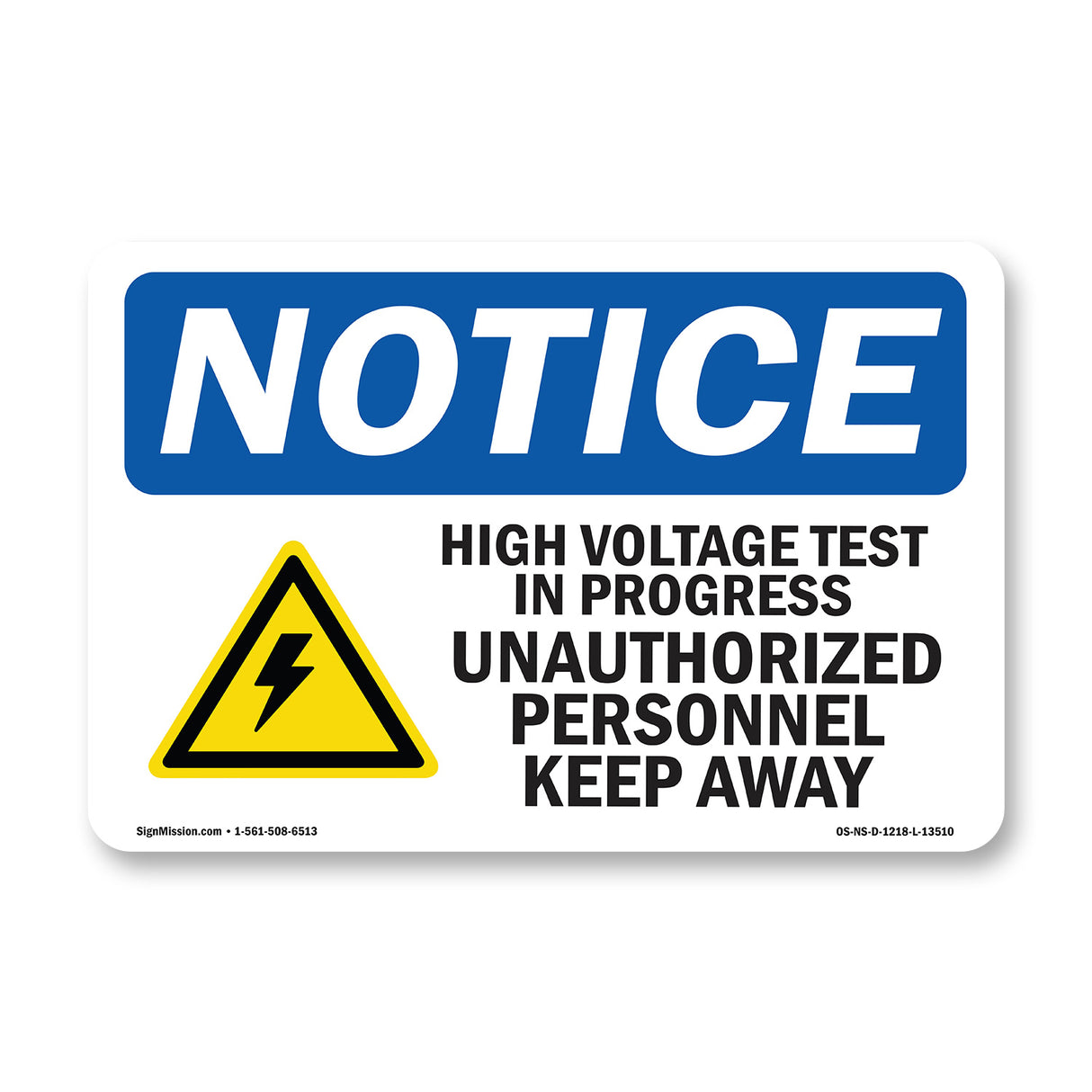 High Voltage Test In Progress