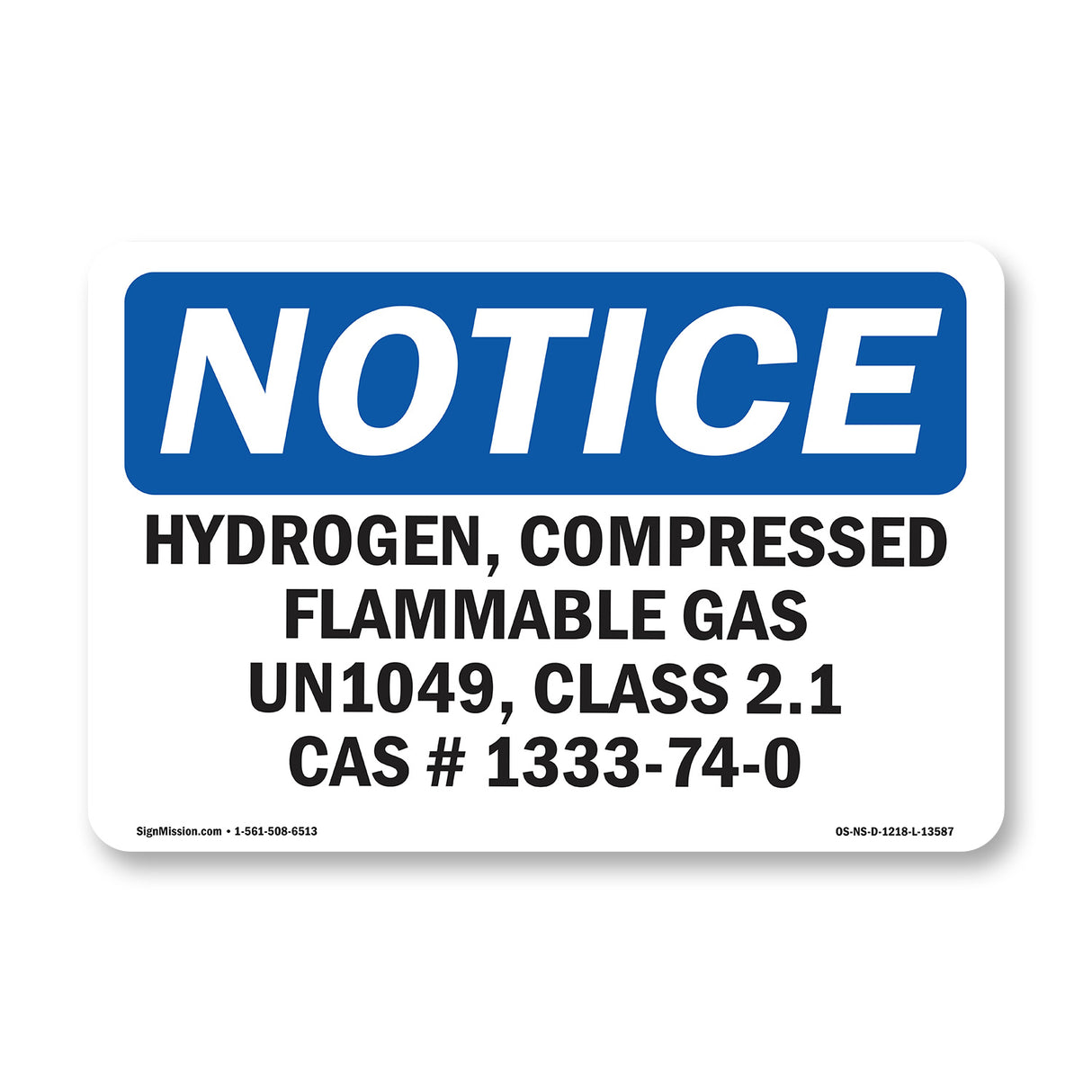 Hydrogen, Compressed, Flammable Gas Un1049,