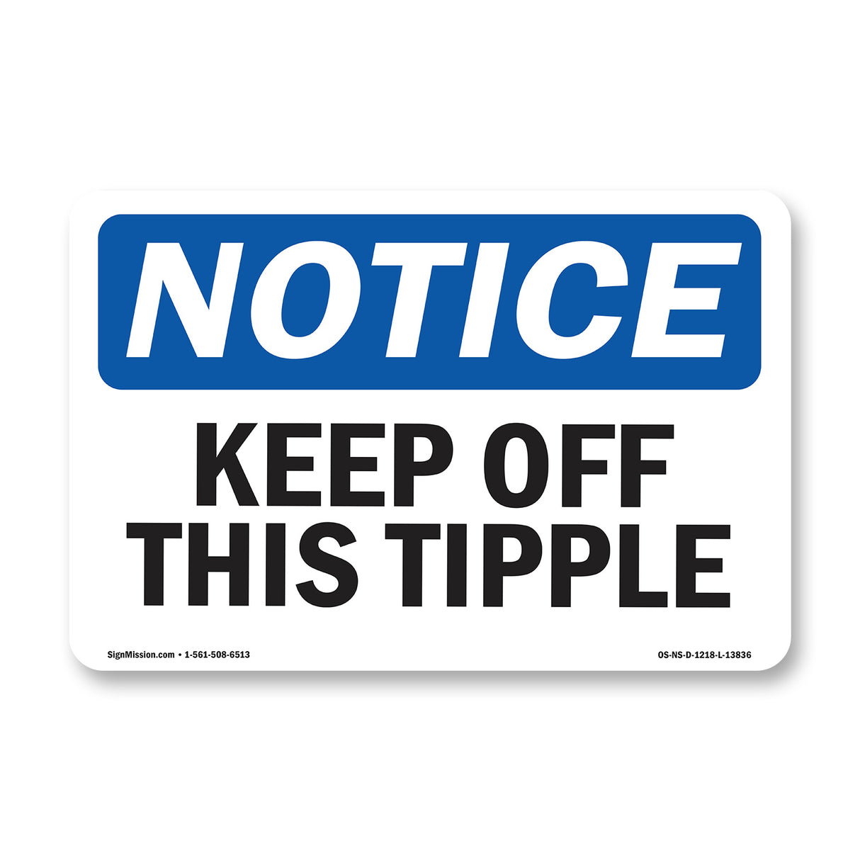Keep Off This Tipple