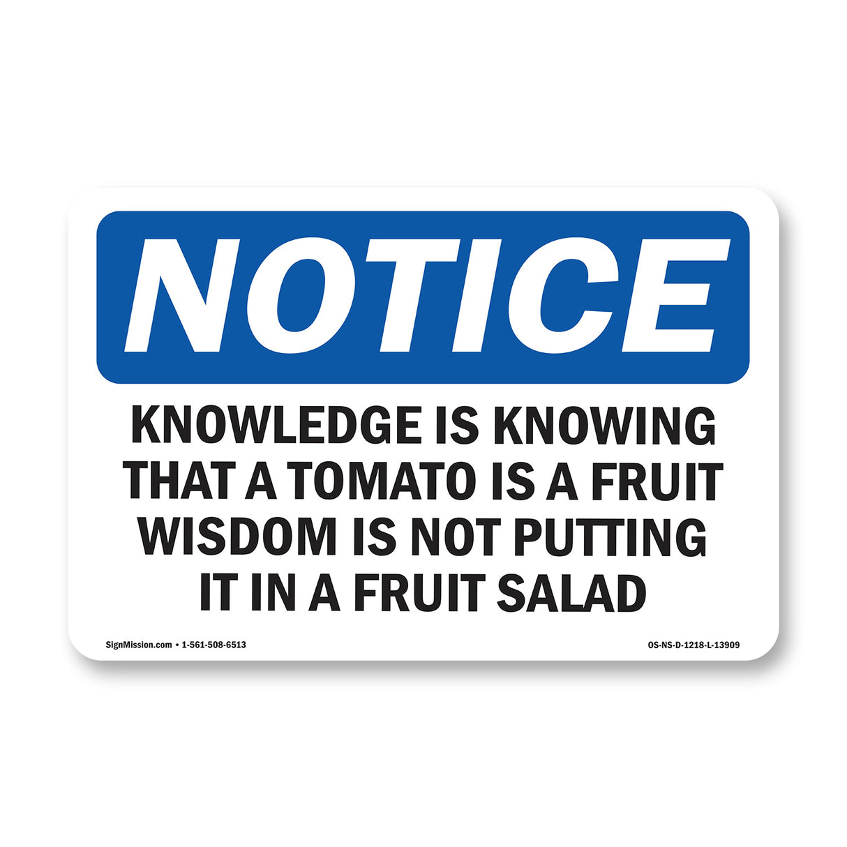 Knowledge Is Knowing That A Tomato Is A