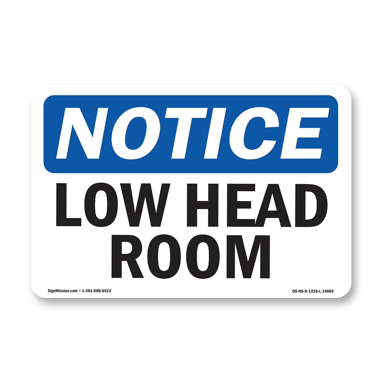 Low Head Room Sign