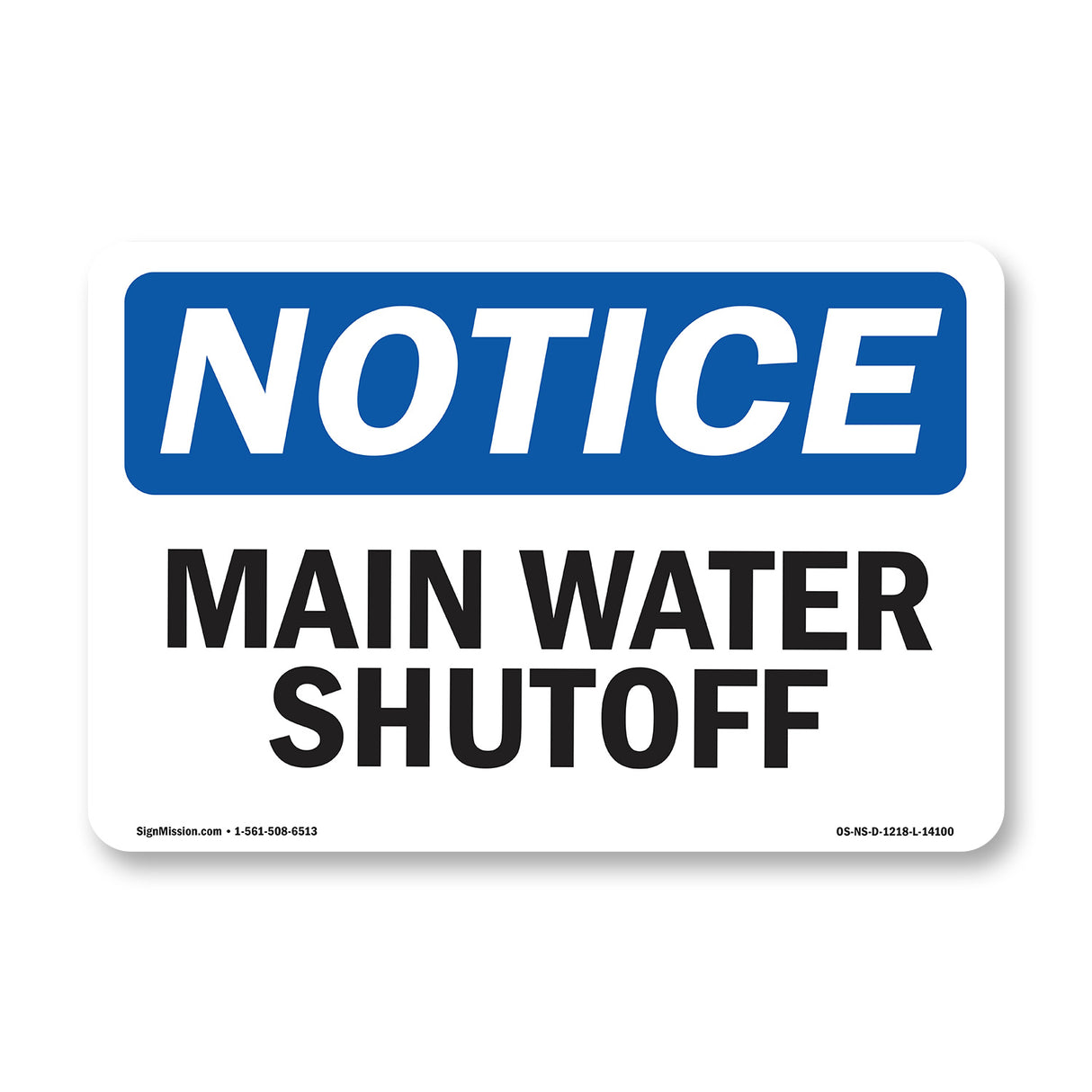 Main Water Shutoff