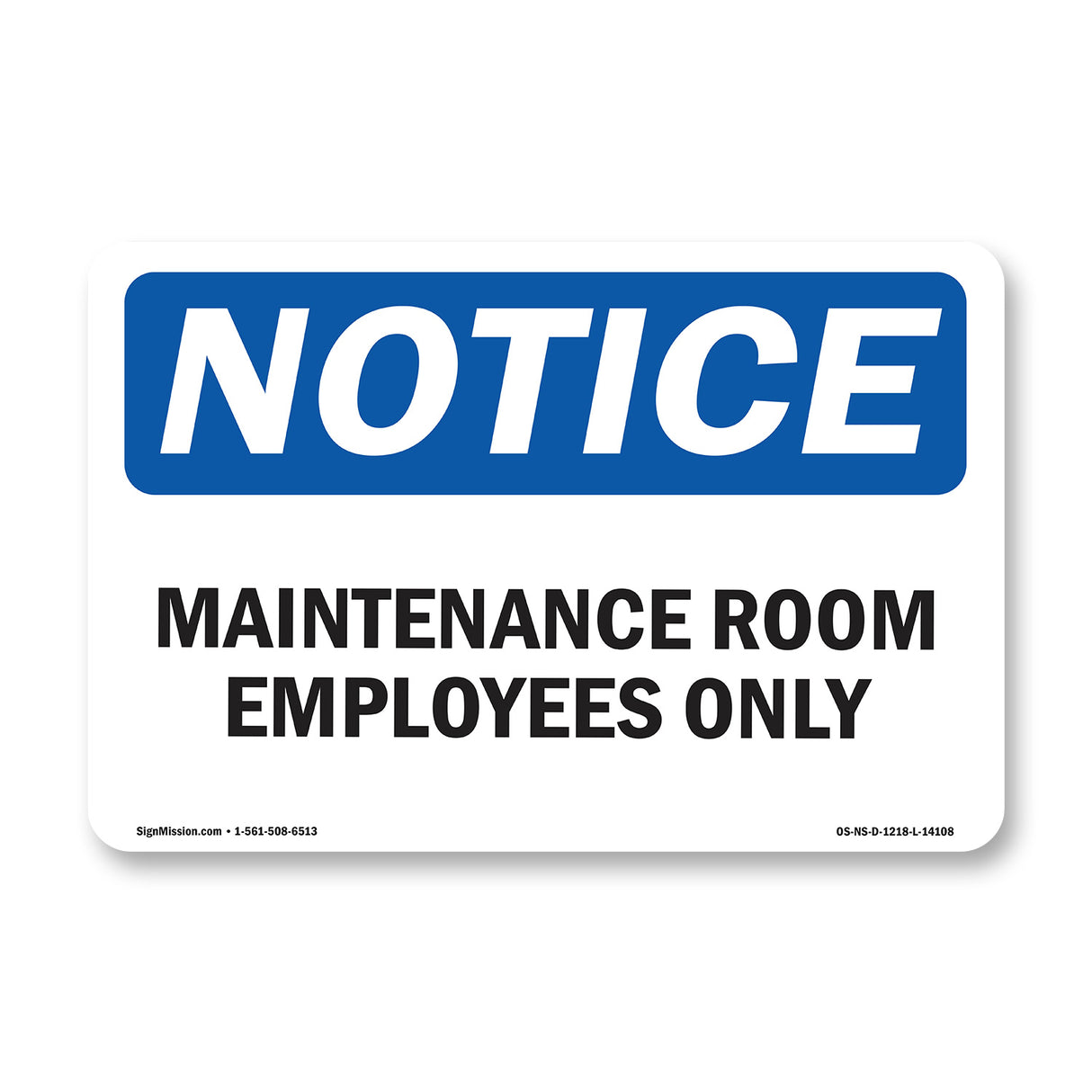 Maintenance Room Employees Only