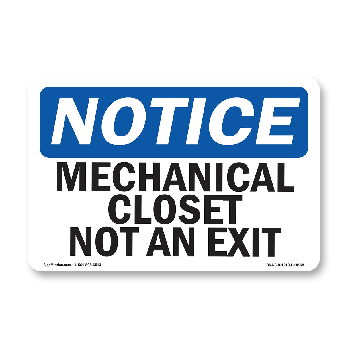 Mechanical Closet Not An Exit