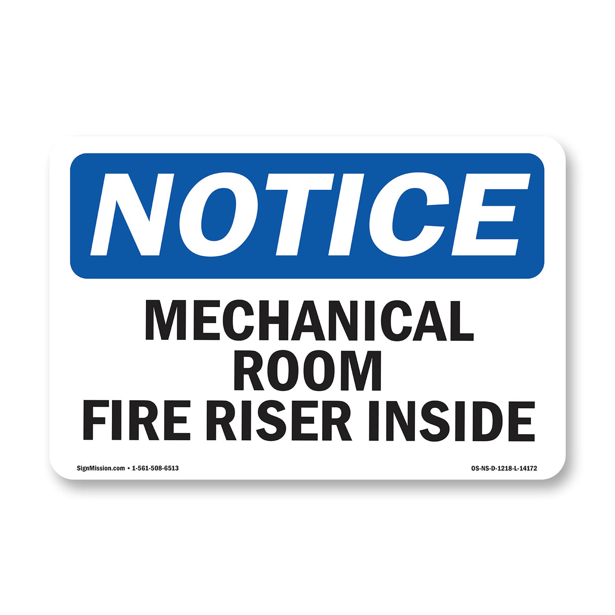 Mechanical Room Fire Riser Inside