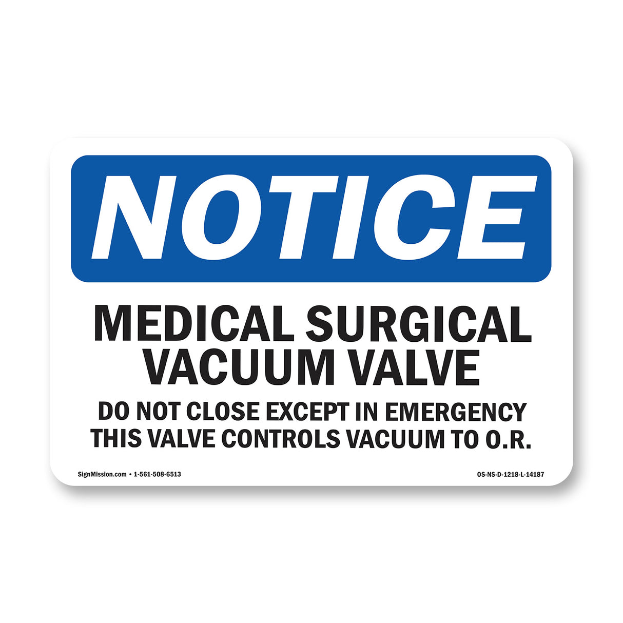 Medical-Surgical Vacuum Valve Do Not Close