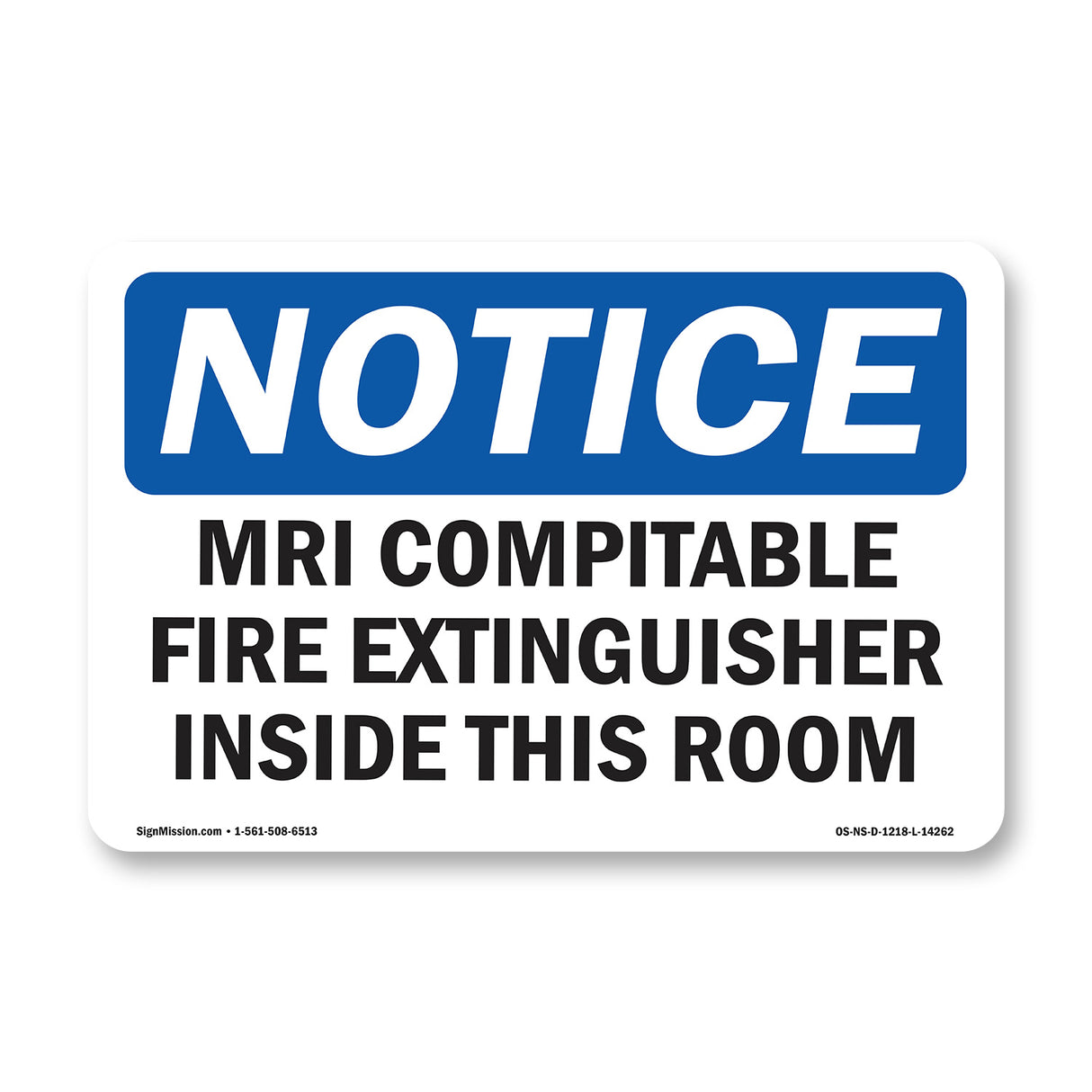 Mri Compatible Fire Extinguisher Inside Mri Room