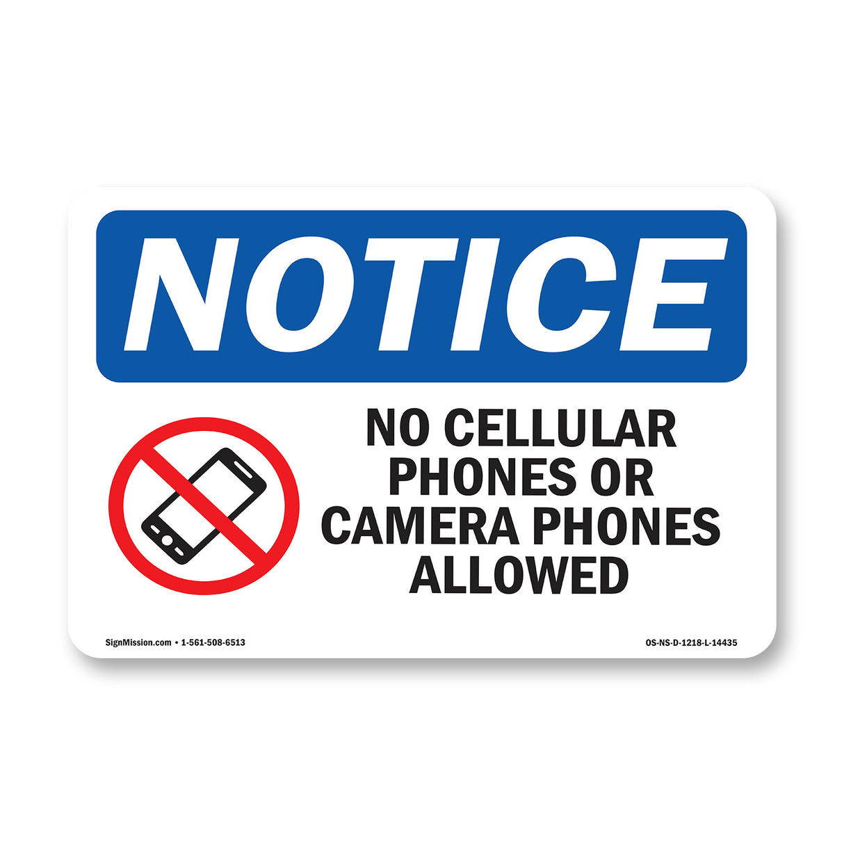 No Cellular Phones Or Camera