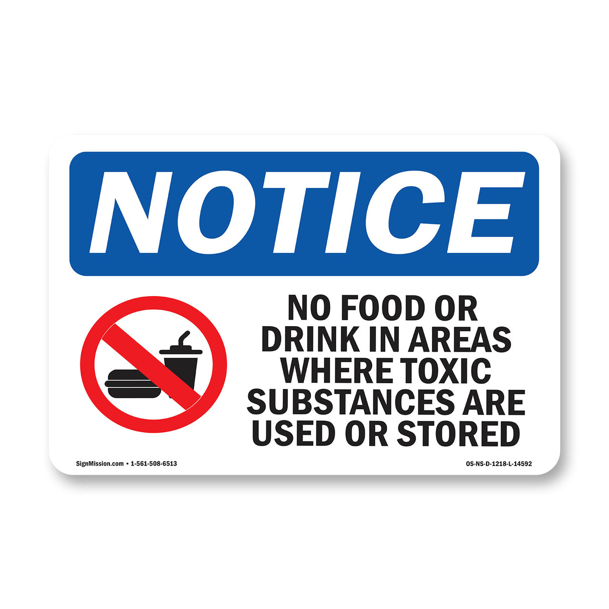 No Food Or Drink In Areas Where