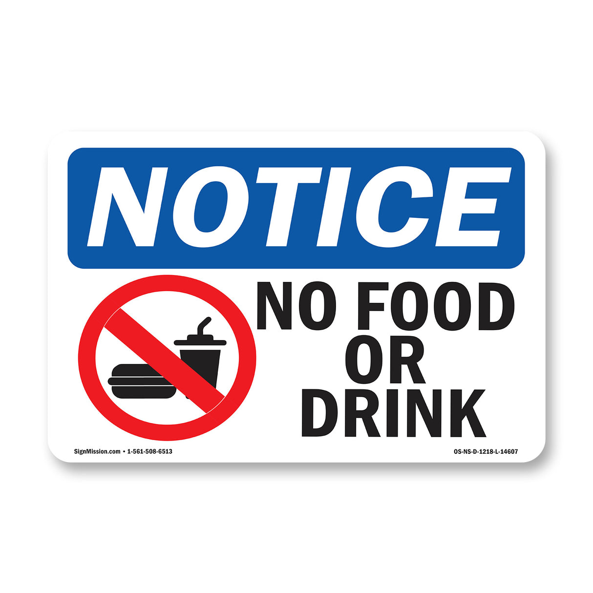 No Food Or Drink