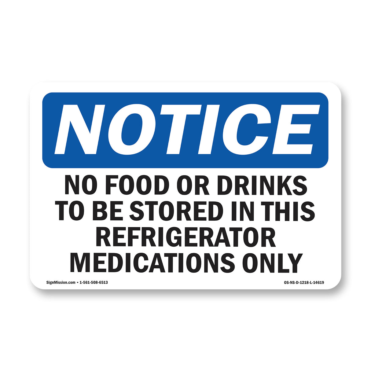 No Food Or Drinks To Be Stored In This Refrigerator