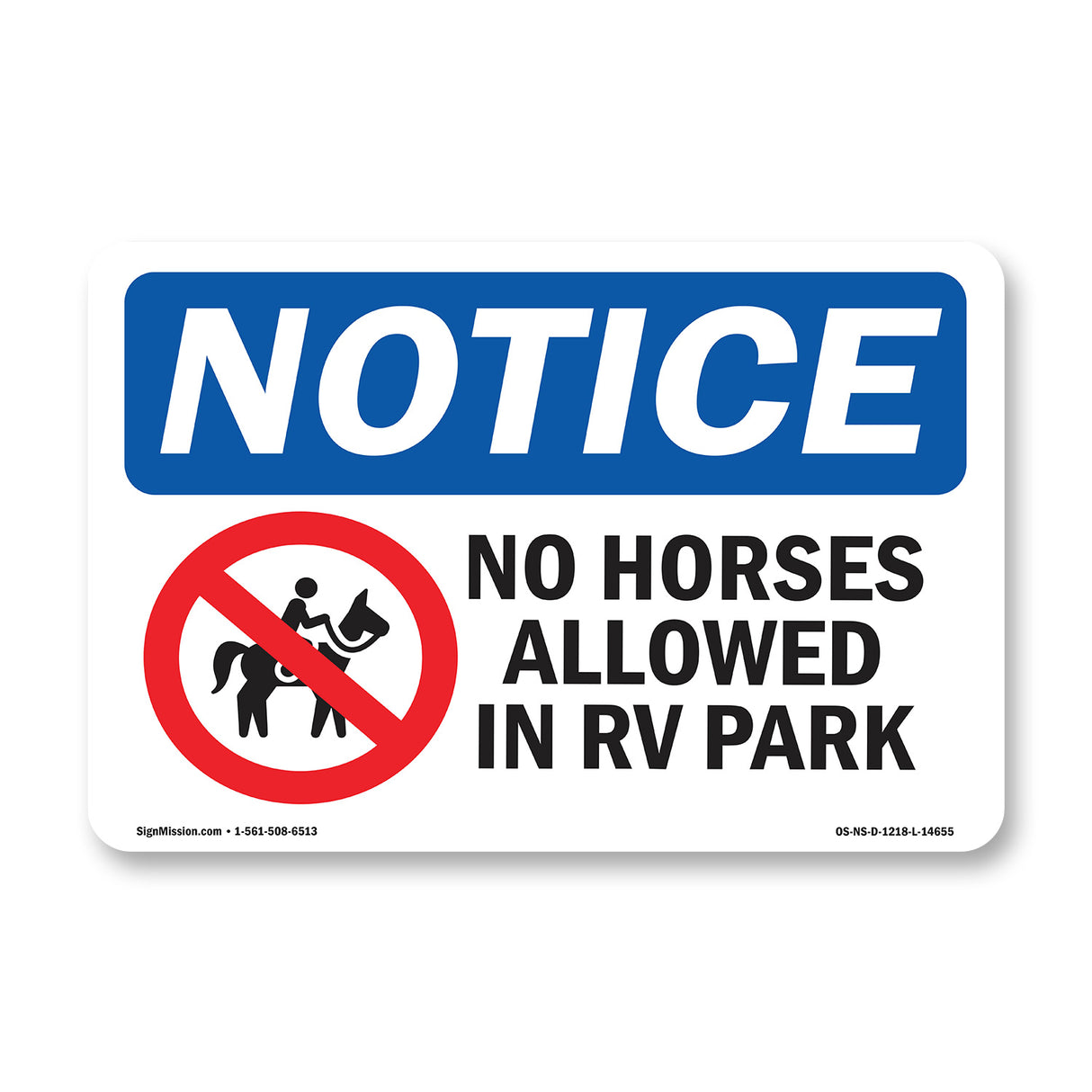 No Horses Allowed In RV Park