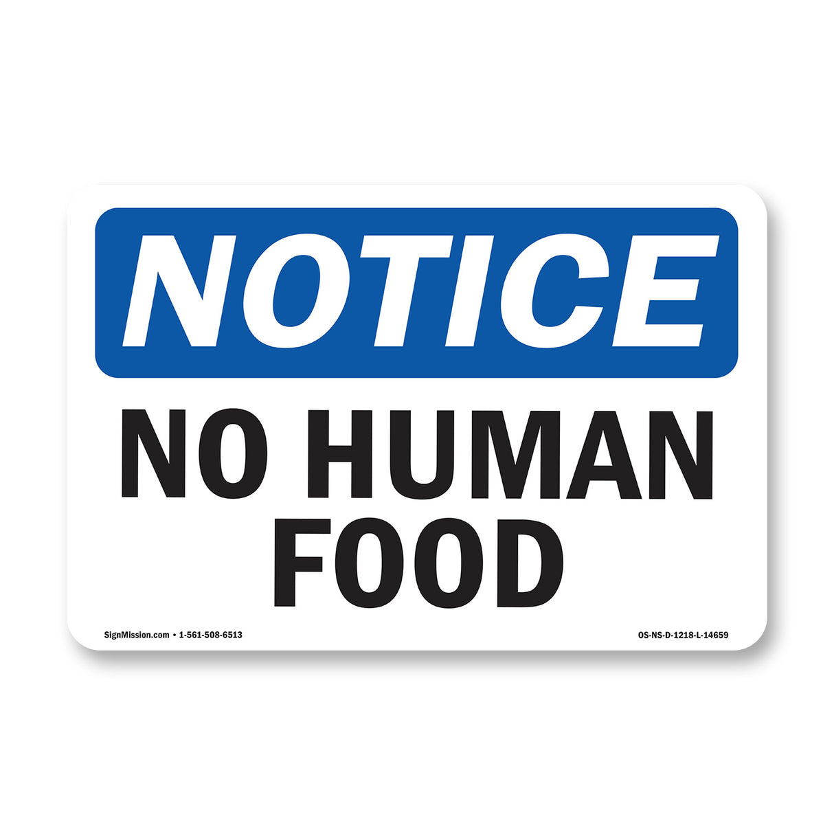 No Human Food