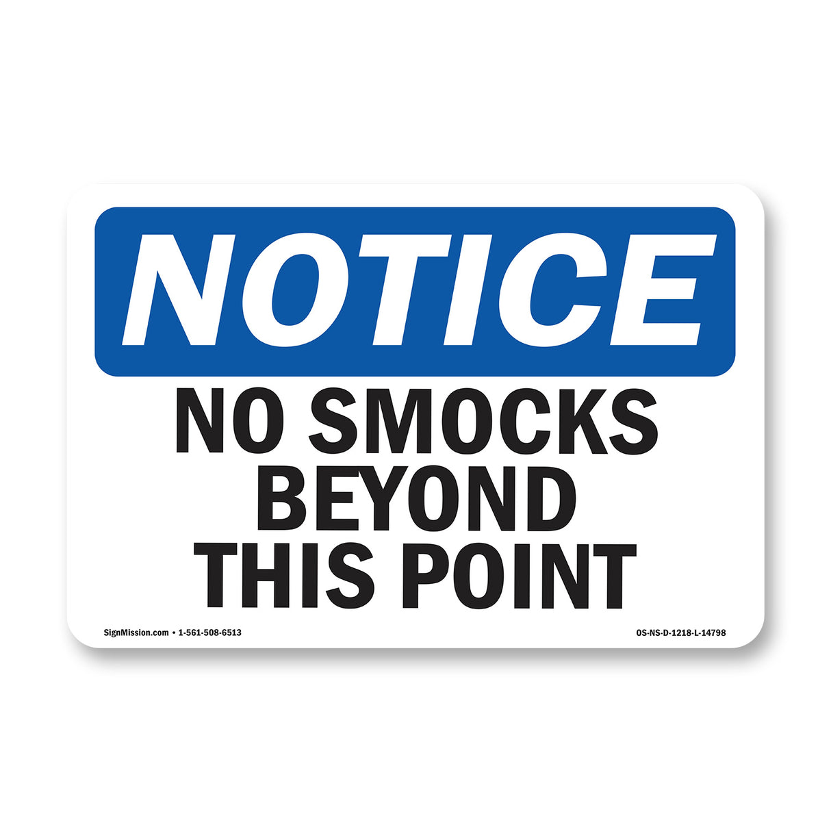 No Smocks Beyond This Point