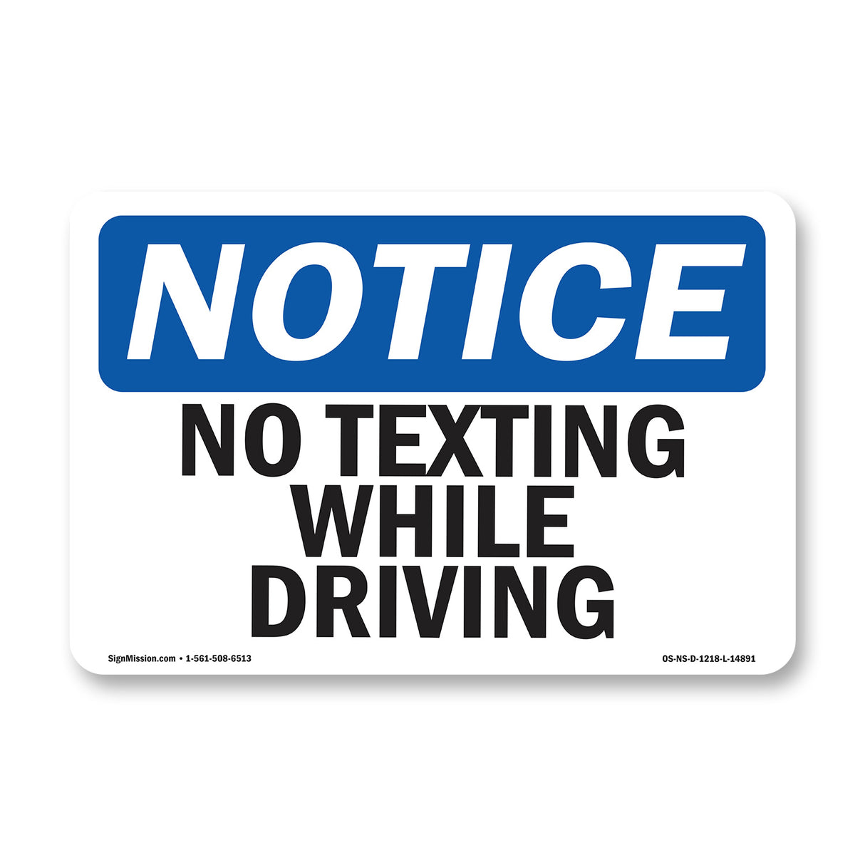 No Texting While Driving