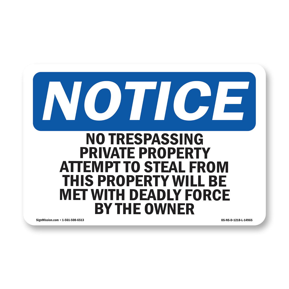 No Trespassing Private Property Attempts