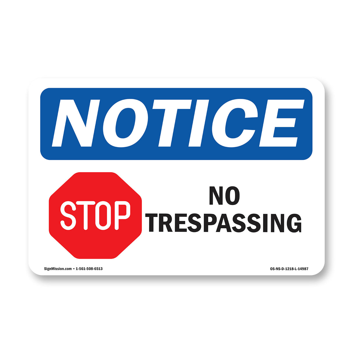 No Trespassing