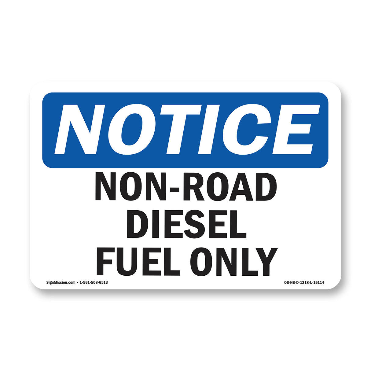 Non-Road Diesel Fuel Only