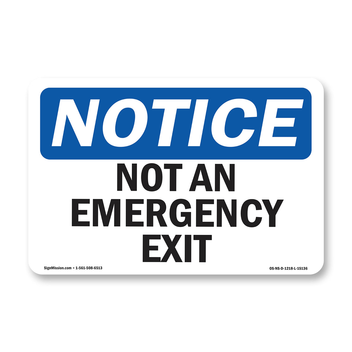 Not An Emergency Exit