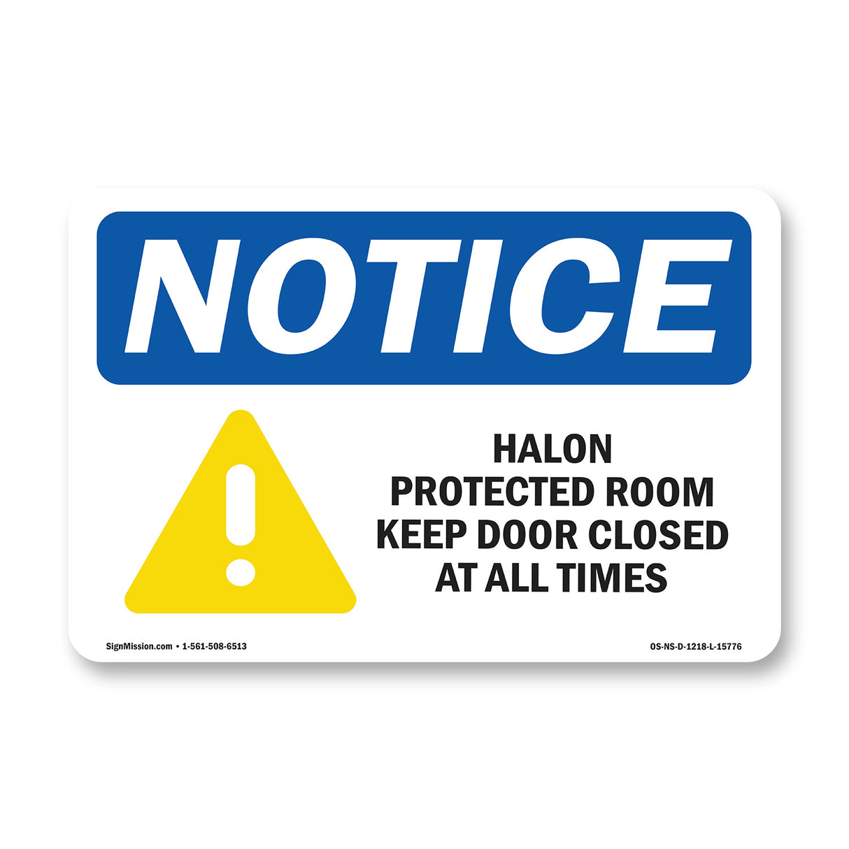 Halon Protected Room