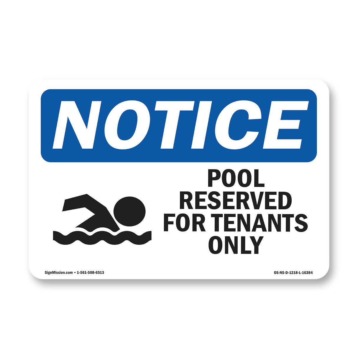 Pool Reserved For Tenants