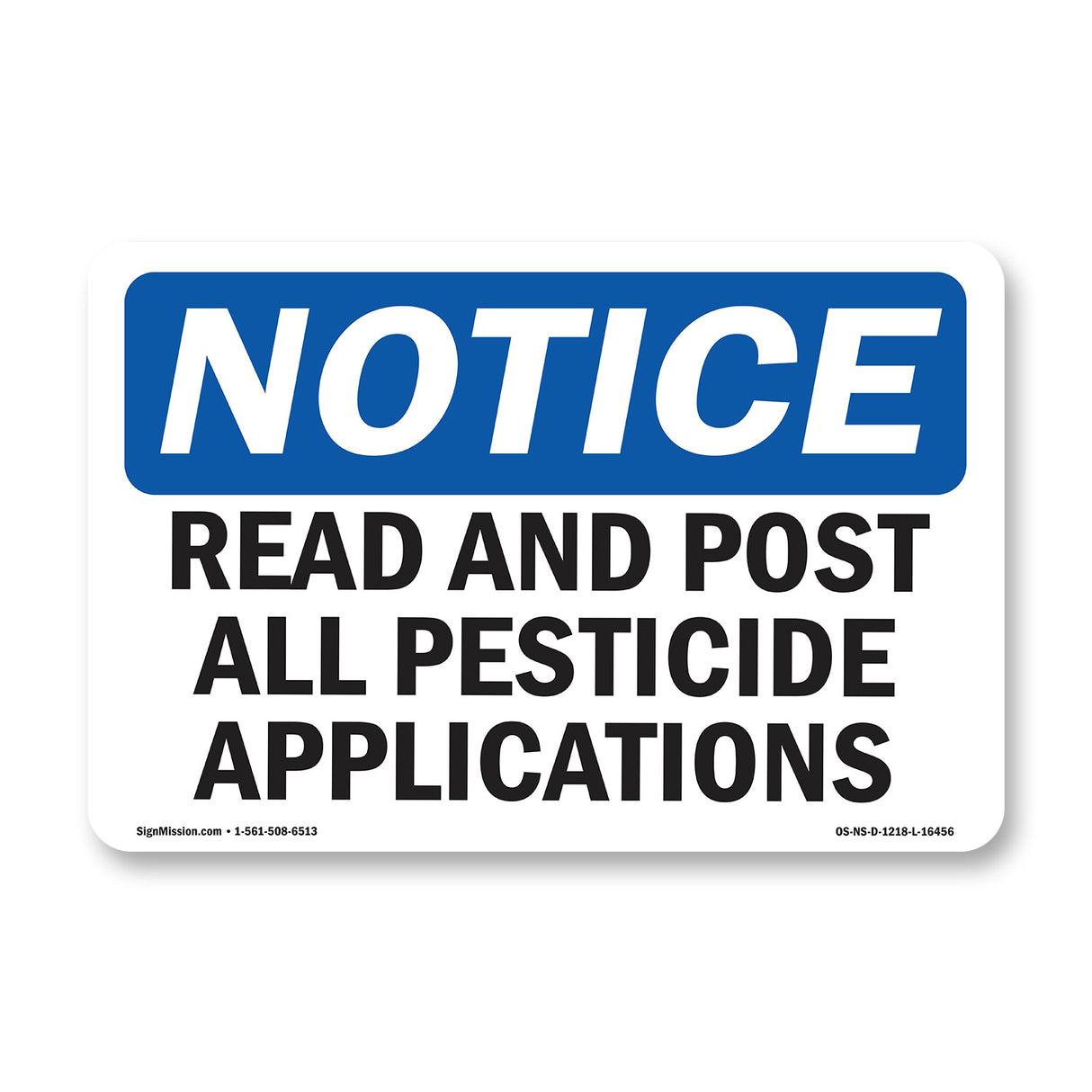 NOTICE Record And Post All Pesticide Applications