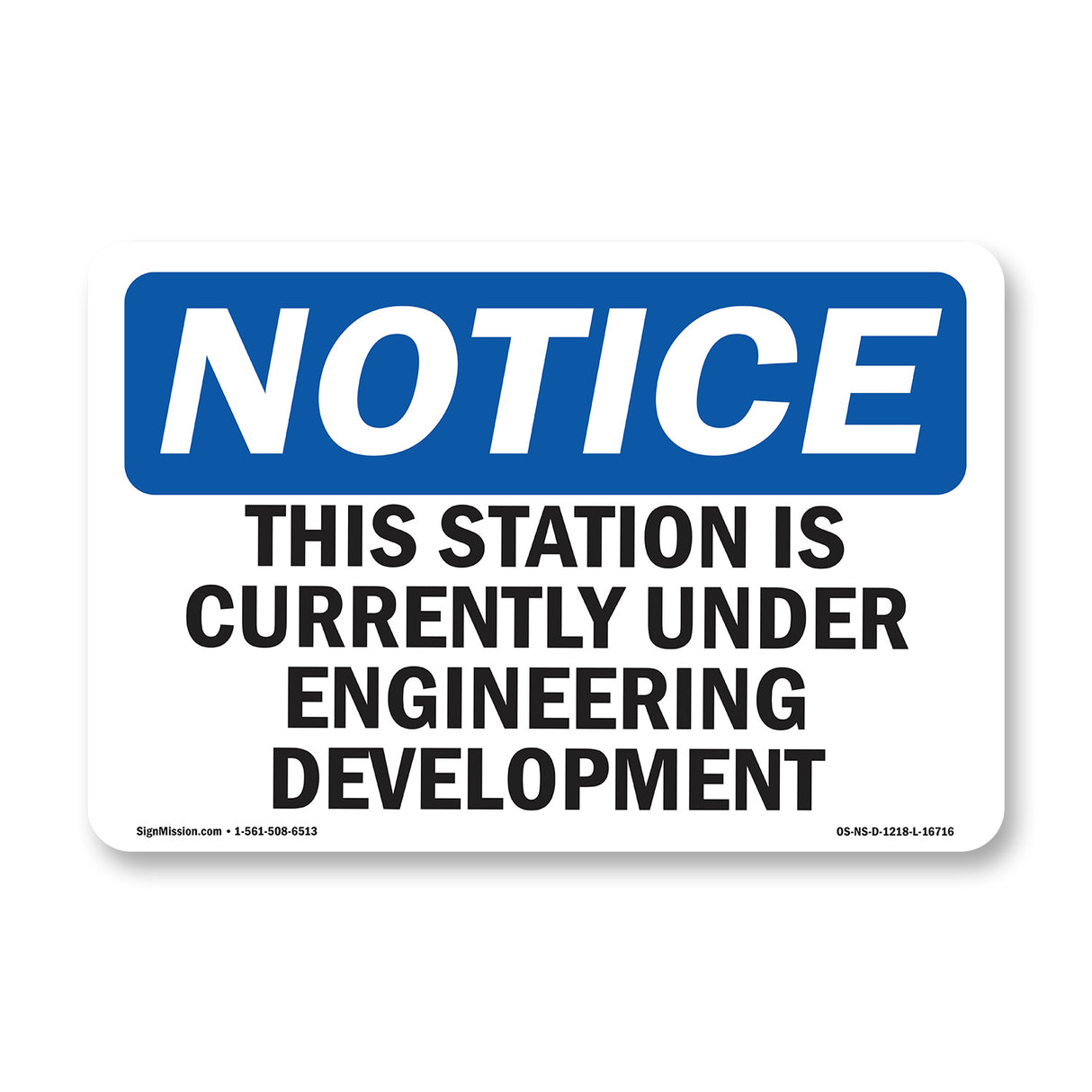 NOTICE This Station Is Currently