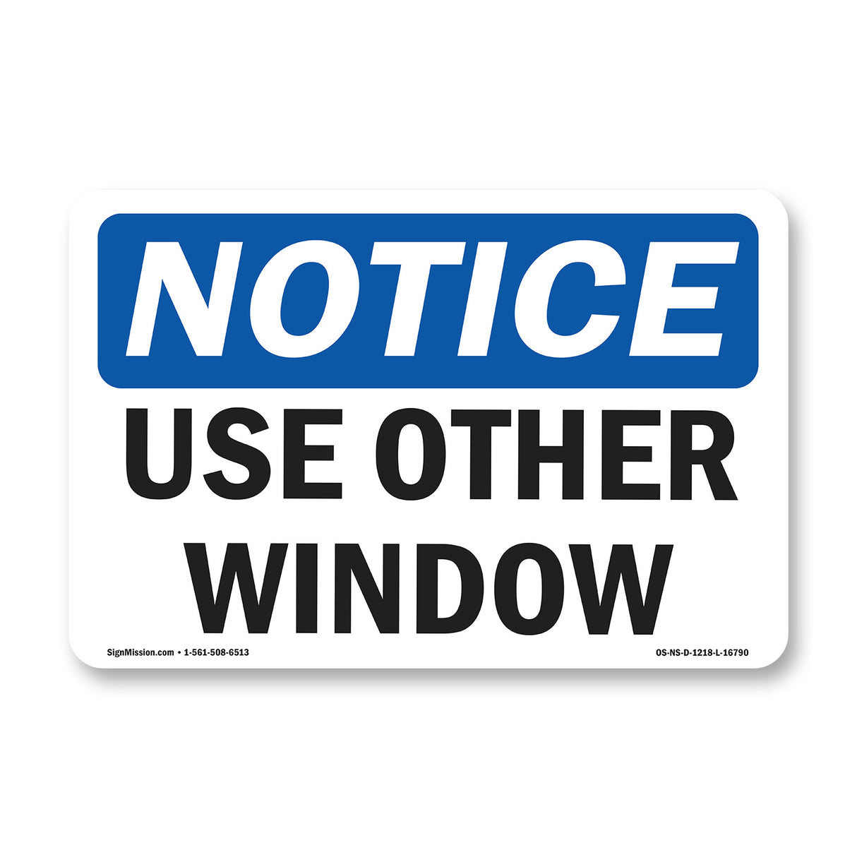 NOTICE Use Other Window