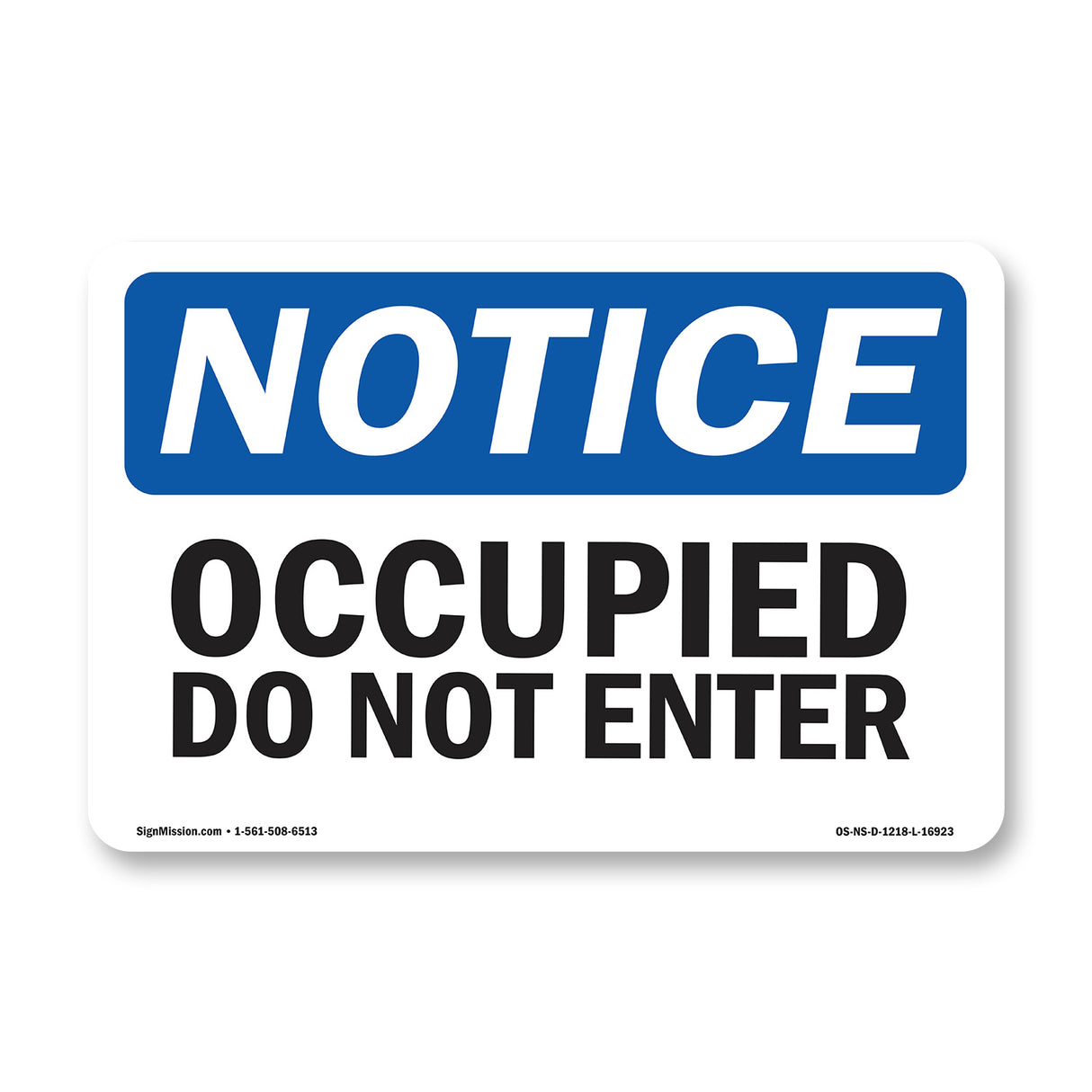 Occupied Do Not Enter