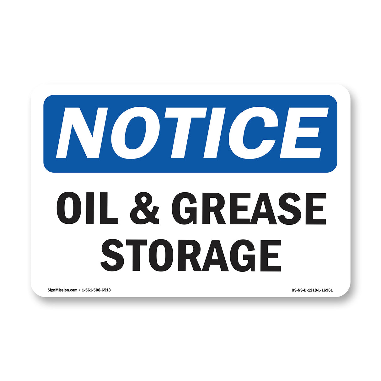 Oil And Grease Storage