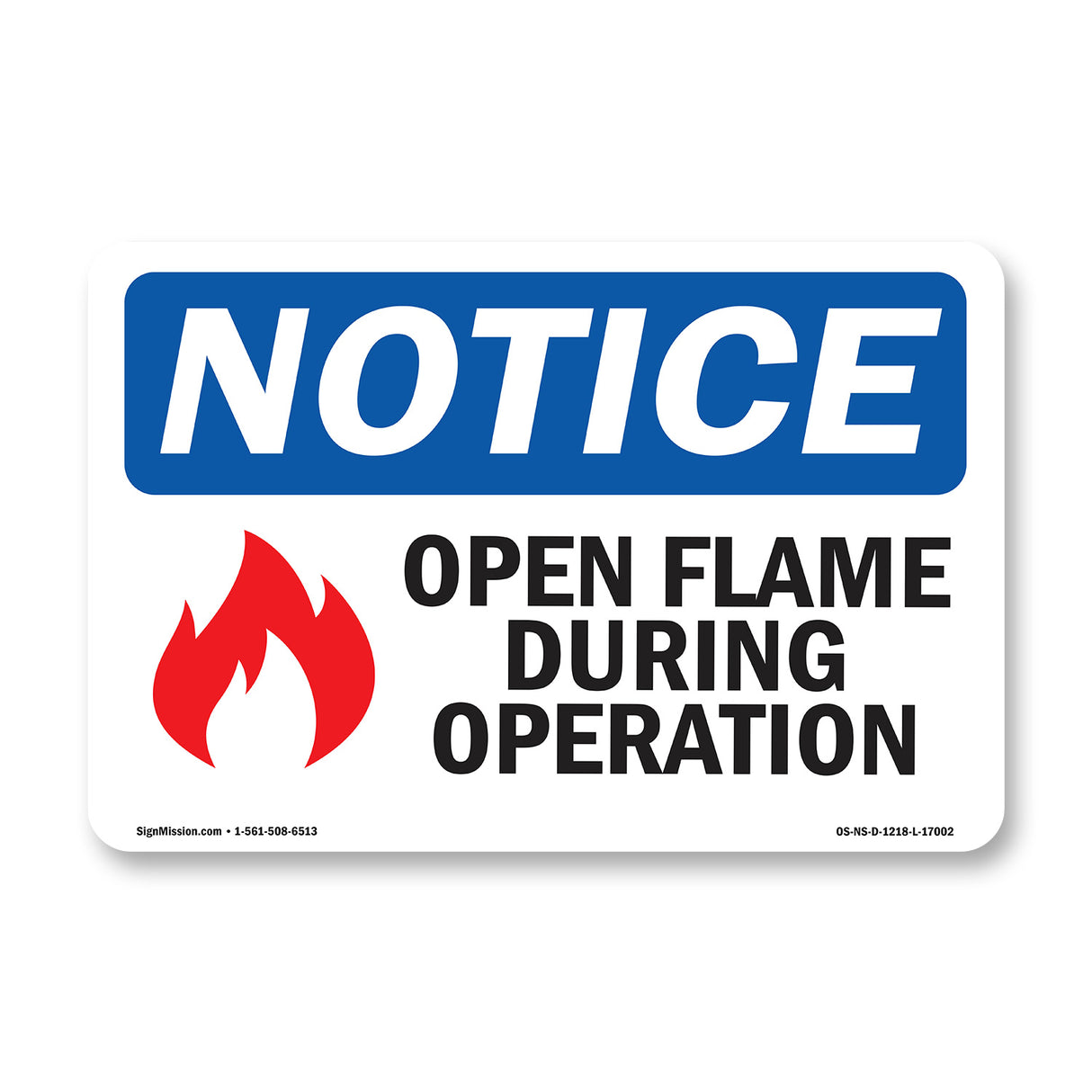 Open Flame During Operation