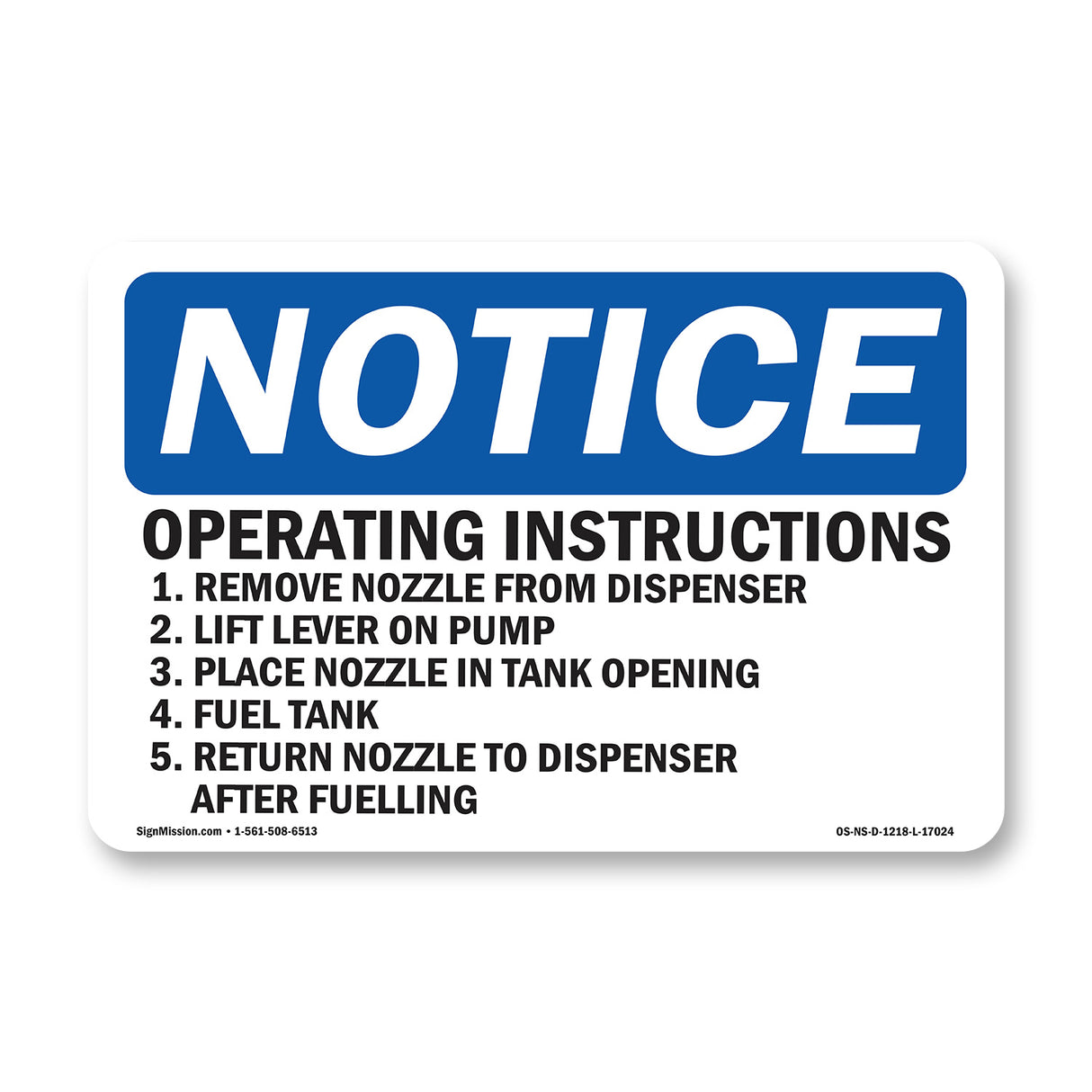Operating Instructions 1. Remove Nozzle