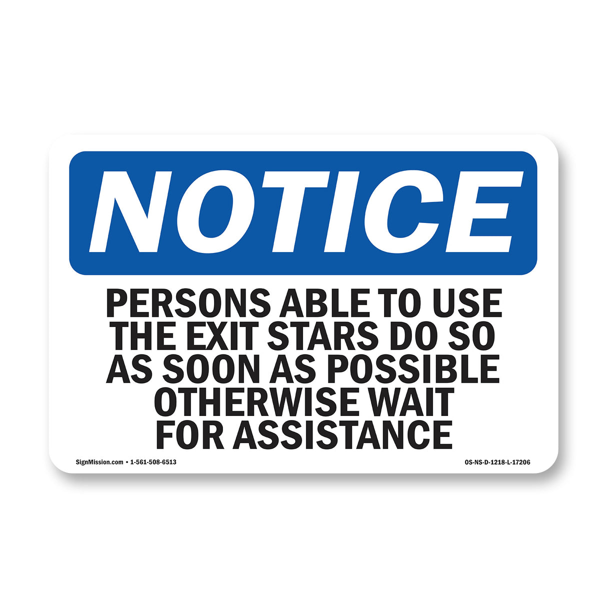 Persons Able To Use The Exit Stair Do So