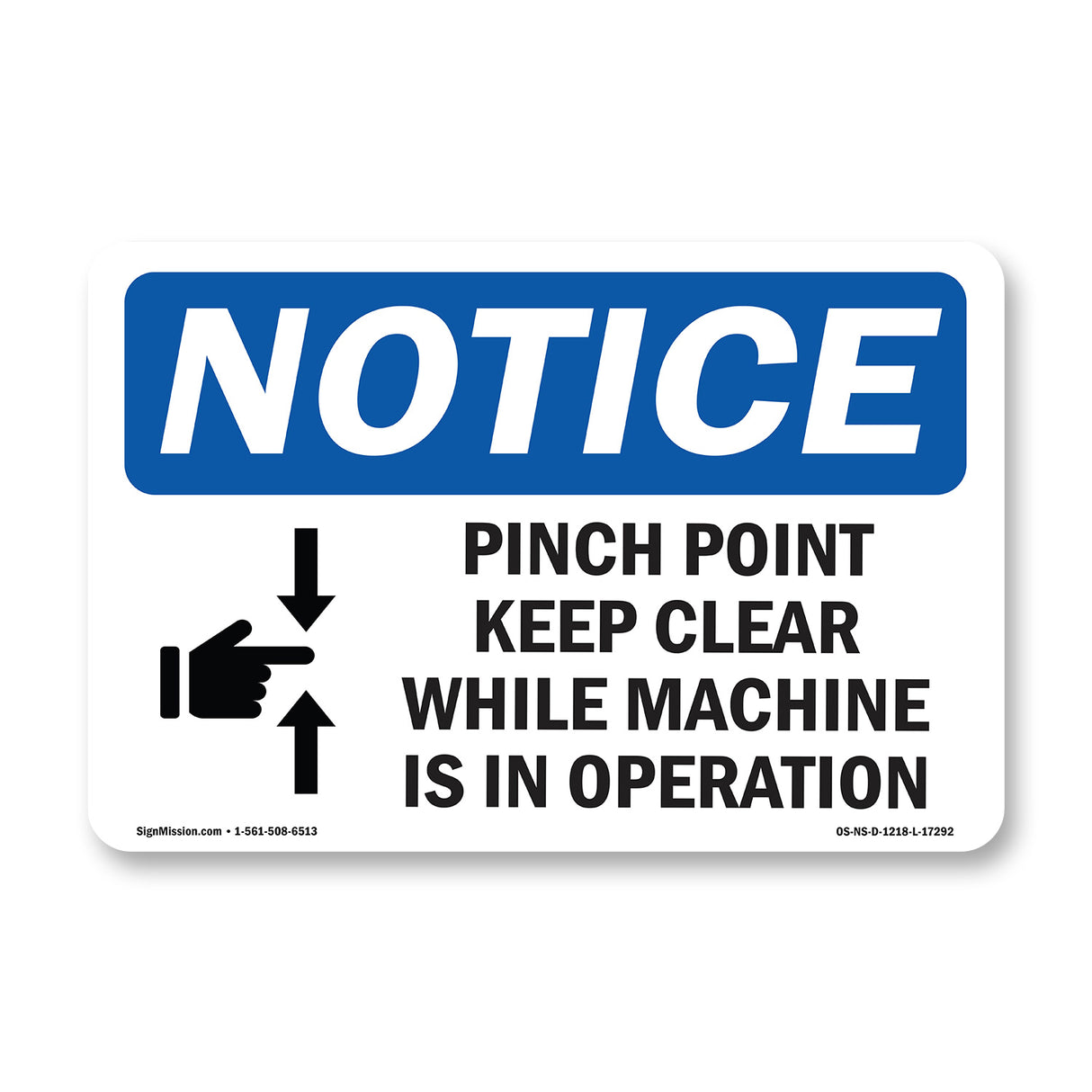 Pinch Point Keep Clear