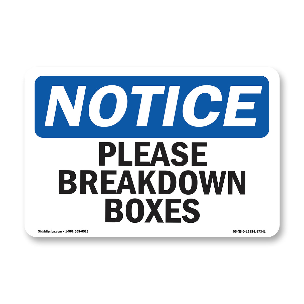 Please Breakdown Boxes