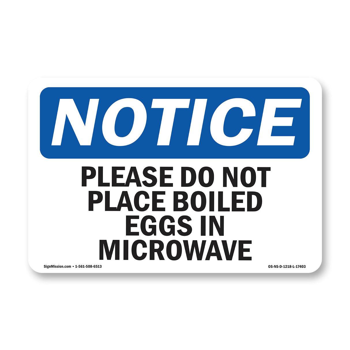 Please Do Not Place Boiled Eggs In Microwave