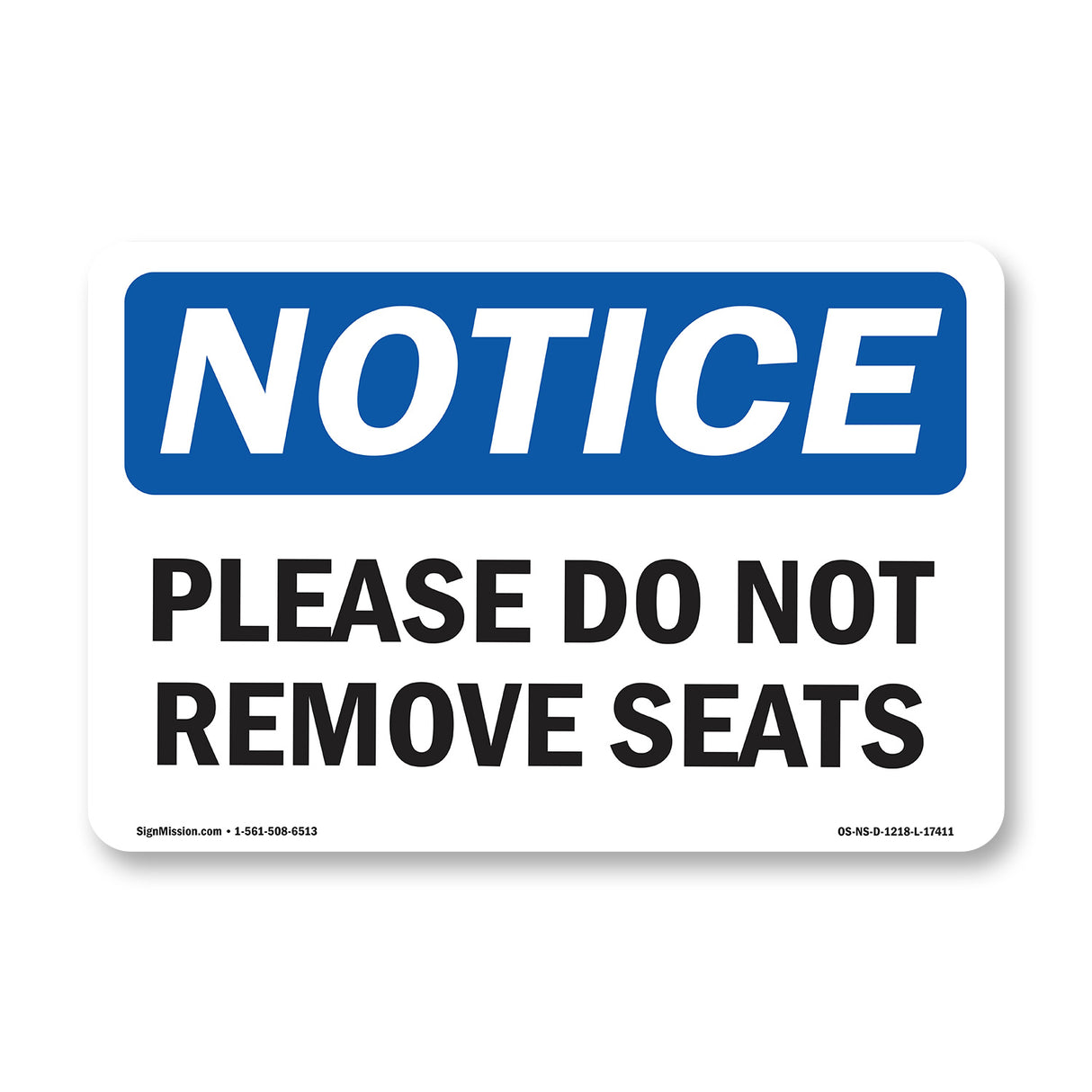 Please Do Not Reserve Seats