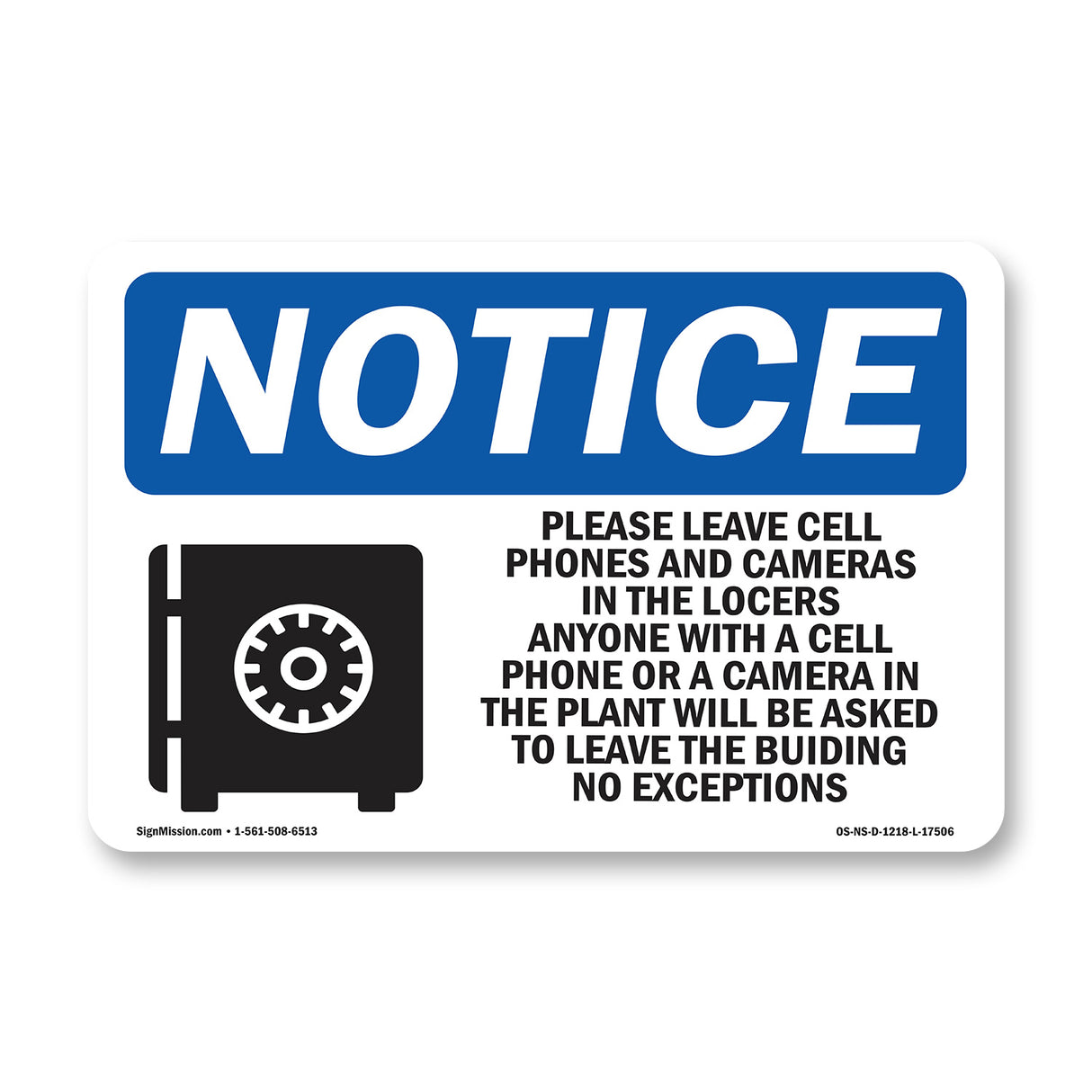 Please Leave Cell Phones And